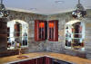 Glass Shelves in Stone